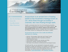 Tablet Screenshot of earthandskyacupuncture.com